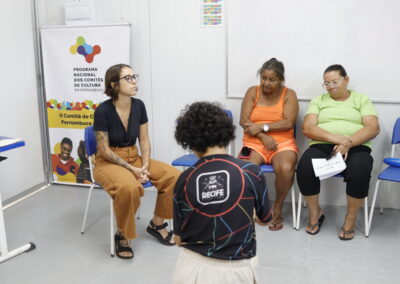 Ação de Mobilização dos Agentes Culturais da Região Metropolitana do Recife. Apresentação “O que é o Comitê de Cultura de Sergipe” e palestra com o tema “Por uma cultura de direitos”.